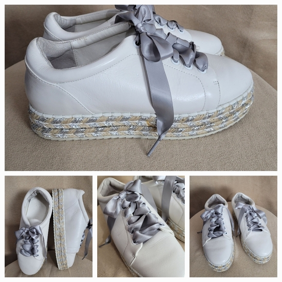 Leather Sneakers / 7.5 - Picture 7 of 8